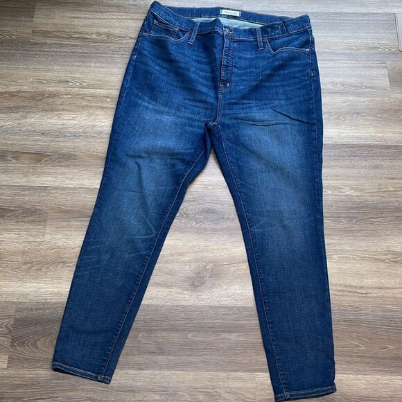 Madewell 10" High Rise Skinny Jeans Sz 35 - Picture 1 of 14